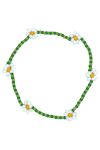 By Stær - Armbånd - Armbånd m. små blomster - Grøn
