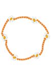 By Stær - Armbånd - Armbånd m. små blomster - Orange