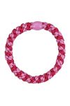 By Stær - Hårelastik - Braided Hairties - Multi Red/Pink