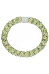 By Stær - Hårelastik - Braided Hairties - Multi Pastel Yellow/Blue/Green