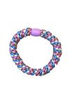 By Stær - Hårelastik - Braided Hairties - Multi Babyblue/Pink/Yellow