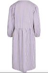 BZR - Kjole - Checker Poppy Dress Serenity