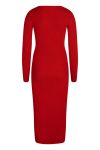 BZR - Kjole - Lela Jenner Dress - Fiery red