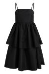 BZR - Kjole - Tafetta Dream Dress - Black