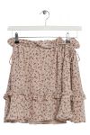 BZR - Nederdel - Doral Coral skirt - Cream print