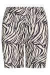 BZR - Shorts - Regina Runna Shorts - Zebra Print
