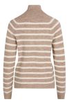 BZR - Strik - Dallas Gilbert Knit - Beige Melange w. Off White