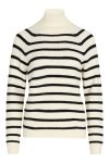 BZR - Strik - Dallas Gilbert Knit - Snow White With Black Stripe