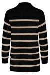 BZR - Strik - Daytona Kylie Knit - Black w. Sand Stripe