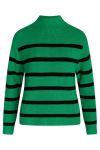 BZR - Strik - Daytona Noelle Knit - Frosty Sprouce w. Black Stripe