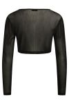 BZR - Top - Sparkly Tinla Cardigan - Black