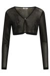 BZR - Top - Sparkly Tinla Cardigan - Black