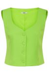 BZR - Vest - Vibe Ikka Vest - Lime