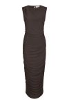 Neo Noir - Kjole - Corilina Solid Mesh Dress - Brown