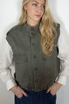 Continue - Vest - Carrie Vest - Army (Levering midt april)
