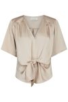 Neo Noir - Bluse - Casadia Heavy Sateen Blouse - Champagne