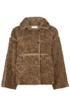 Neo Noir - Jakke - Castor Faux Fur Jacket - Taupe