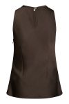 Neo Noir - Top - Celina Heavy Sateen Top - Dark brown
