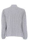 Continue - Skjorte - Chloe Smock Check - Blue Check