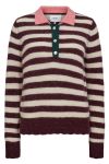 Nümph - Bluse - Ciara Riette Stripe Pullover - Winetasting