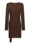 Neo Noir - Kjole - Cici Knit Dress - Brown