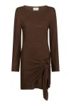 Neo Noir - Kjole - Cici Knit Dress - Brown