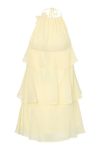 Pieces - Kjole - Clara Sl Short Layred Dress - Pale Banana