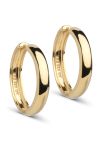 Enamel - Øreringe - Hoops, Classic Wide - Gold