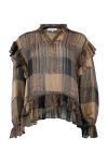 Continue - Bluse - Lee - Brown Print