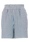 Continue - Shorts - Evy Stripe Shorts - Blue Stripe