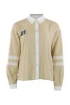 Continue - Skjorte - Ally 21 - Small Stripe Sand/White