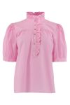 Continue - Bluse - Ariana SS Poplin - Pink