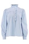Continue - Bluse - Ariana Stripe - Blue Stripe