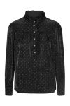 Continue - Bluse - Ariana Studs - Black