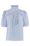 Continue - Bluse - Arianna SS Stripe 14583 - Blue Stripe