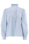 Continue - Bluse - Arianna Stripe - Blue Stripe