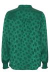 Continue - Bluse - Asta Dot - Bottel Green Dot