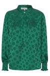Continue - Bluse - Asta Dot - Bottel Green Dot