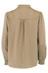Continue - Bluse - Asta Jaquard Print - Gold Sand