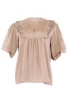 Continue - Bluse - Benedicte - Latte