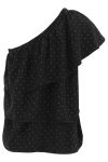 Continue - Bluse - Bianca - Black