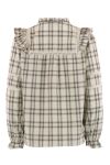 Continue - Bluse - Bodil - Sand Checkered