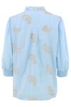 Continue - Bluse - Chania Gold - Light Blue