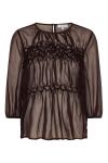 Continue - Bluse - Githa Mesh - Brown