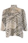 Continue - Bluse - Isa Blouse - Sand/Black
