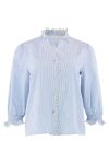 Continue - Bluse - Joe stripe chroche - Blue Stripe