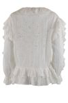 Continue -Bluse - Lee Fringles - White