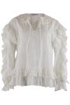 Continue -Bluse - Lee Fringles - White