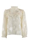 Continue - Bluse - Lina Fringles - Off White