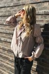 Continue - Bluse - Mona Bow - Nougat